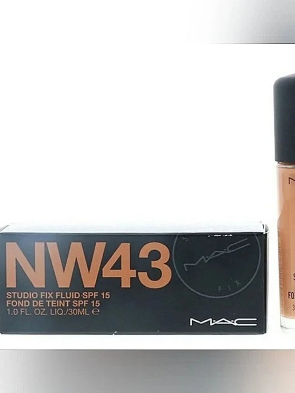 MAC Studio Fix Fluid Mattifying Foundation SPF 15 Shade NW43